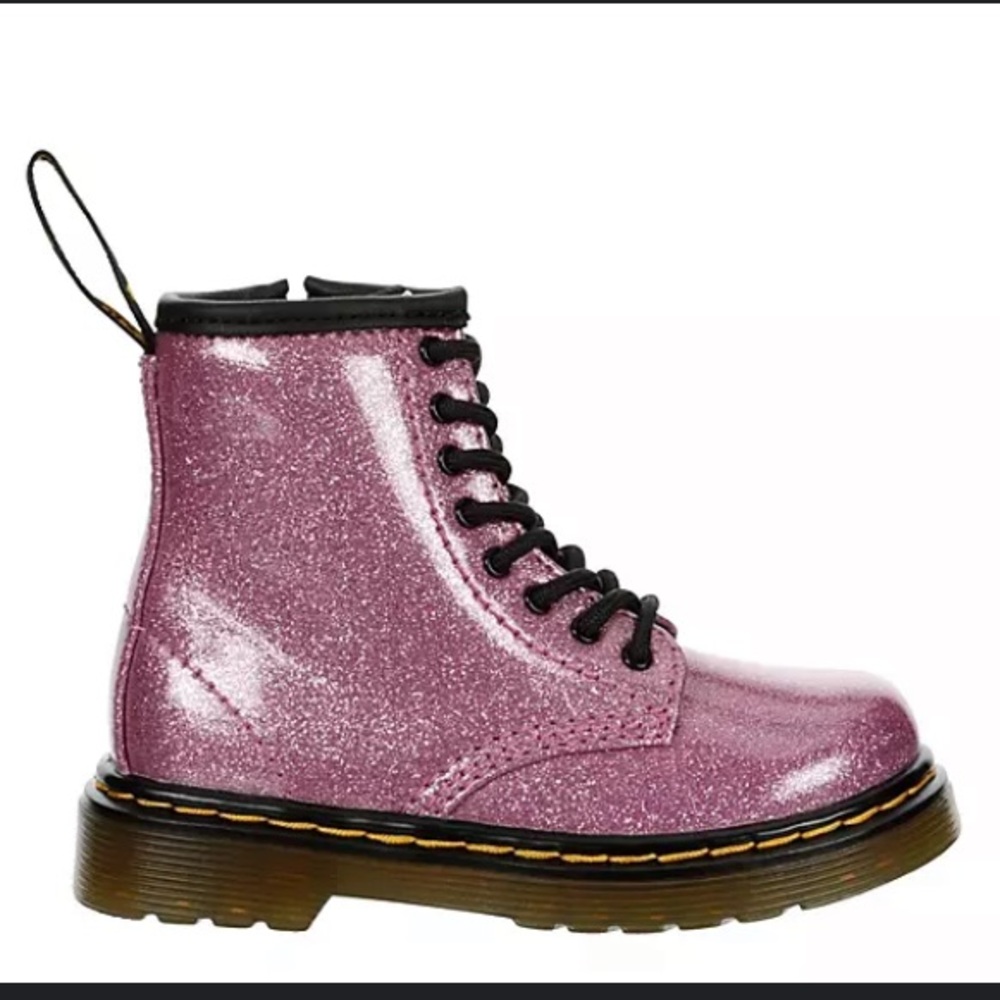 NWOB Dr. Martens 1460 Glitter Y Pink Boots